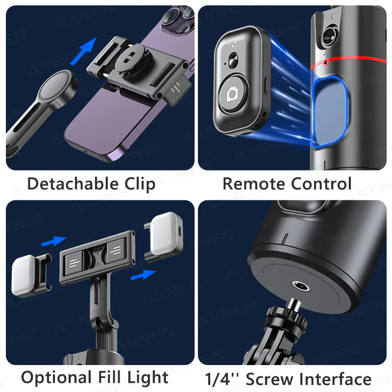 Support 360° auto tracking 