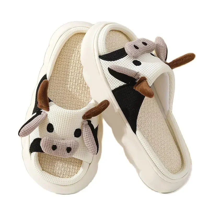 PANTUFLAS COW SLIPPERS